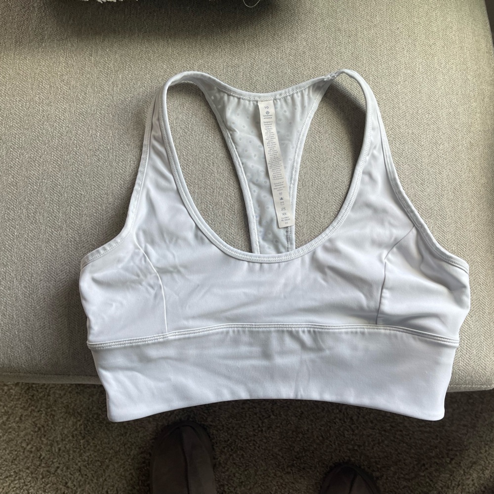 Lululemon Athletica Light Gray Sports Bra